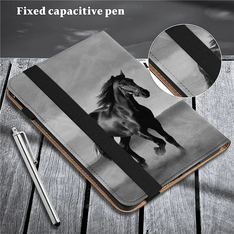 For Xiaomi Redmi Pad SE Case Card Slots PU Leather Pattern Printed Tablet Cover