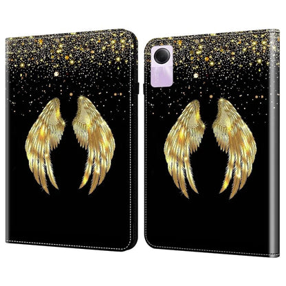 For Xiaomi Redmi Pad SE Case Card Slots PU Leather Pattern Printed Tablet Cover