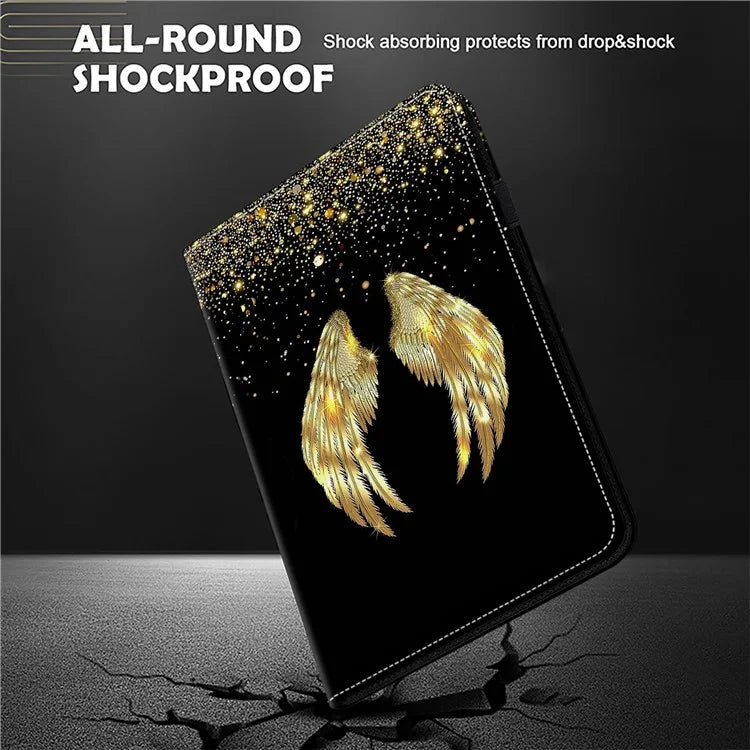 For Xiaomi Redmi Pad SE Case Card Slots PU Leather Pattern Printed Tablet Cover