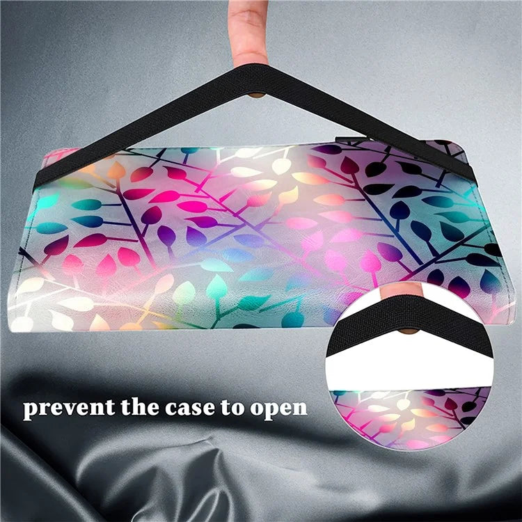 For Xiaomi Redmi Pad SE Case Card Slots PU Leather Pattern Printed Tablet Cover