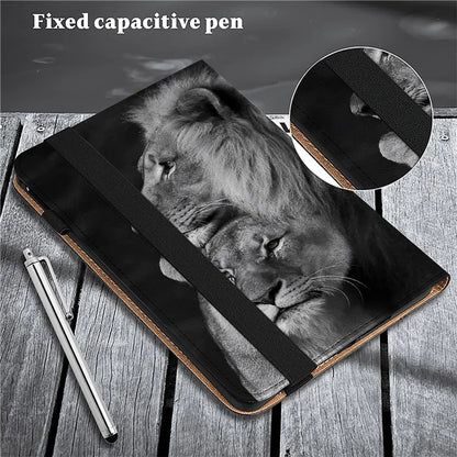 For Xiaomi Redmi Pad SE Case Card Slots PU Leather Pattern Printed Tablet Cover