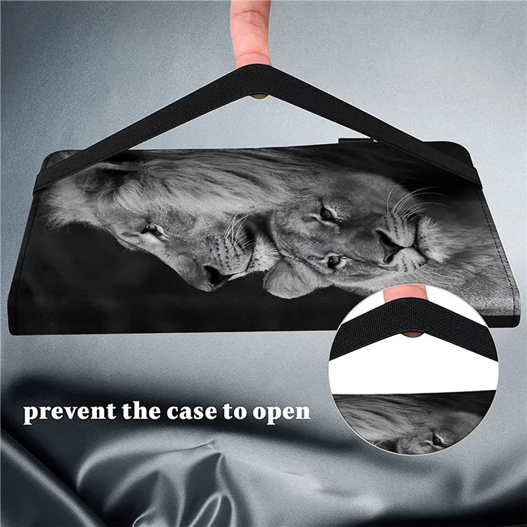 For Xiaomi Redmi Pad SE Case Card Slots PU Leather Pattern Printed Tablet Cover