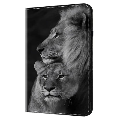 For Xiaomi Redmi Pad SE Case Card Slots PU Leather Pattern Printed Tablet Cover
