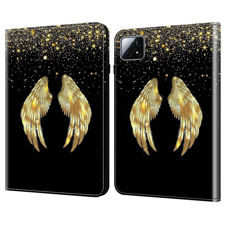 For Xiaomi Pad 6S Pro 12.4 Leather Case Pattern Printed Stand Tablet Cover
