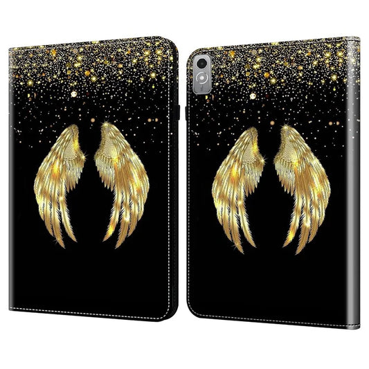For Lenovo Tab P12 Case PU Leather Card Slots Tablet Cover Pattern Printing