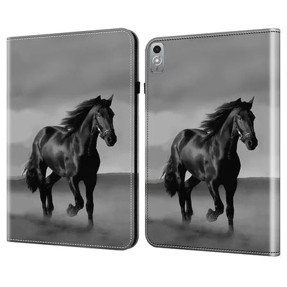 For Lenovo Tab P12 Case PU Leather Card Slots Tablet Cover Pattern Printing