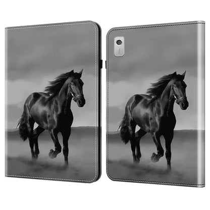 For Lenovo Tab M9 Shockproof Case Pattern Print Leather Tablet Cover with Stand