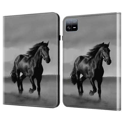 For Xiaomi Pad 6 / Pad 6 Pro Case Pattern PU Leather Tablet Cover Multi-Viewing Angels