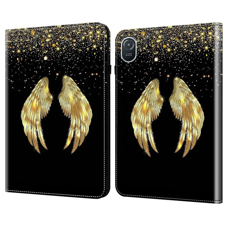 For Honor Pad 8 Stand Case Pattern Print Leather Tablet Cover with Card Slots