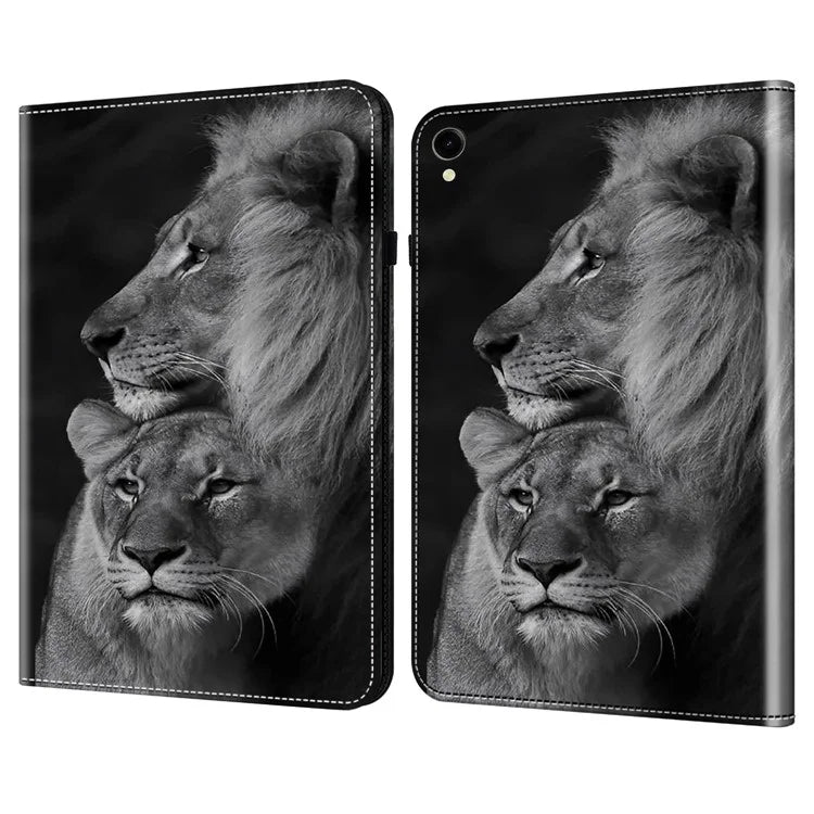 For Samsung Galaxy Tab S9 / Tab S9 FE Case Folio Stand PU Leather Pattern Tablet Cover