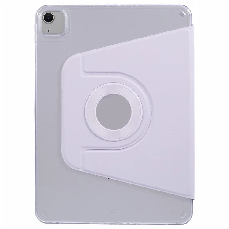 For iPad Air 13 (2024) Protective Case PU Leather+TPU+Acrylic Magnetic Detachable Tablet Cover