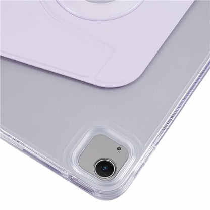 For iPad Air 13 (2024) Protective Case PU Leather+TPU+Acrylic Magnetic Detachable Tablet Cover