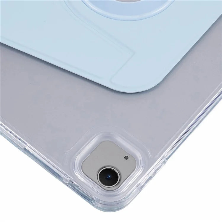 For iPad Air 13 (2024) Protective Case PU Leather+TPU+Acrylic Magnetic Detachable Tablet Cover