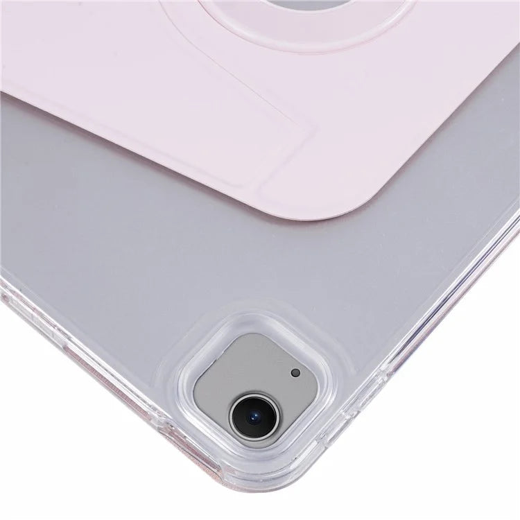 For iPad Air 13 (2024) Protective Case PU Leather+TPU+Acrylic Magnetic Detachable Tablet Cover
