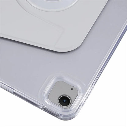 For iPad Air 13 (2024) Protective Case PU Leather+TPU+Acrylic Magnetic Detachable Tablet Cover