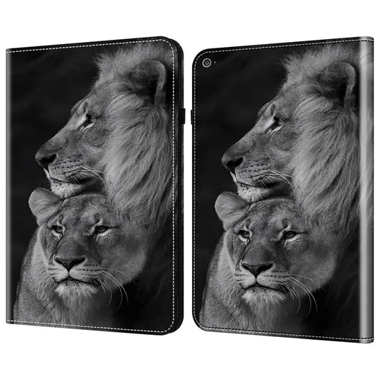 For iPad Air (2013) / Air 2 / iPad 9.7-inch (2017) / (2018) Case PU Leather Tablet Cover Pattern Viewing Stand