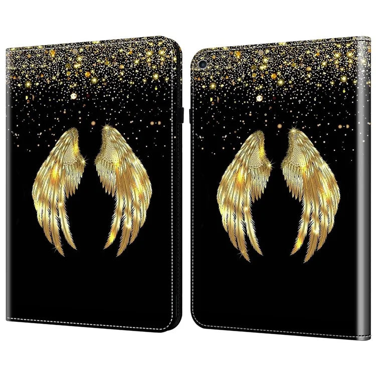 For iPad 10.2 (2019) / (2020) / (2021) Case Pattern Leather Tablet Cover with Card Slots