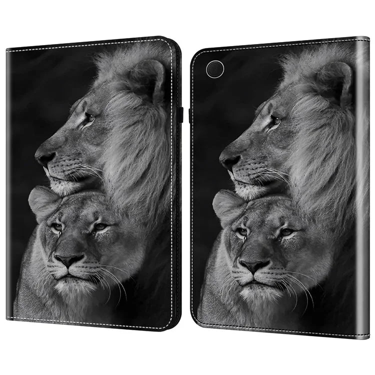 For Samsung Galaxy Tab A8 10.5 (2021) / (2022) Case Flip Stand Leather Tablet Cover Pattern Printed