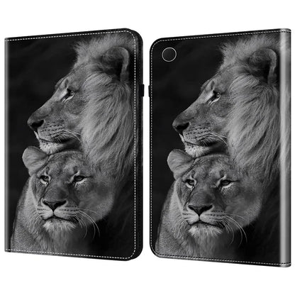 For Samsung Galaxy Tab A8 10.5 (2021) / (2022) Case Flip Stand Leather Tablet Cover Pattern Printed