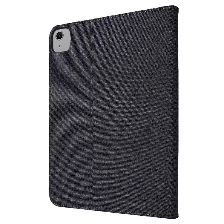 For iPad Air 11 (2024) Case Card Holder Pen Slot Leather Tablet Cover Cloth Texture