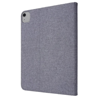 For iPad Air 11 (2024) Case Card Holder Pen Slot Leather Tablet Cover Cloth Texture