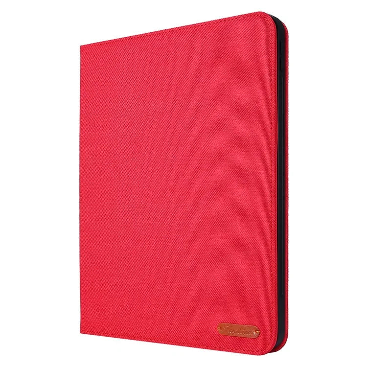 For iPad Air 11 (2024) Case Card Holder Pen Slot Leather Tablet Cover Cloth Texture