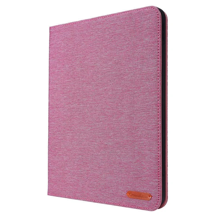 For iPad Air 11 (2024) Case Card Holder Pen Slot Leather Tablet Cover Cloth Texture