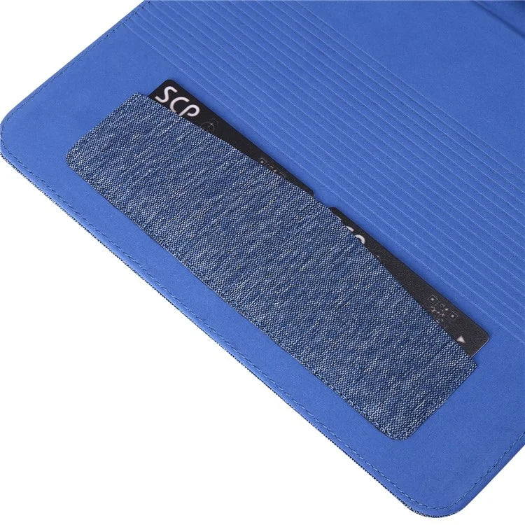 For iPad Air 13 (2024) Case Card Slots Stand Leather Tablet Cover with Pen Holder