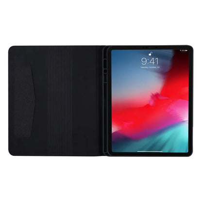 For iPad Air 13 (2024) Case Card Slots Stand Leather Tablet Cover with Pen Holder