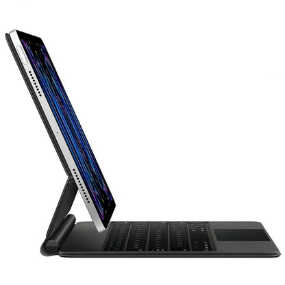 For iPad Pro 11 (2024) Leather Tablet Case with Magnetic Bluetooth Keyboard