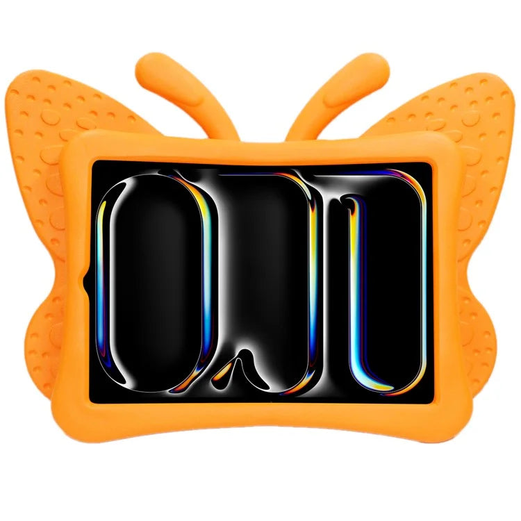 For iPad Pro 11 (2024) Case Butterfly Style Support Kickstand EVA Tablet Cover