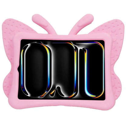 For iPad Pro 11 (2024) Case Butterfly Style Support Kickstand EVA Tablet Cover