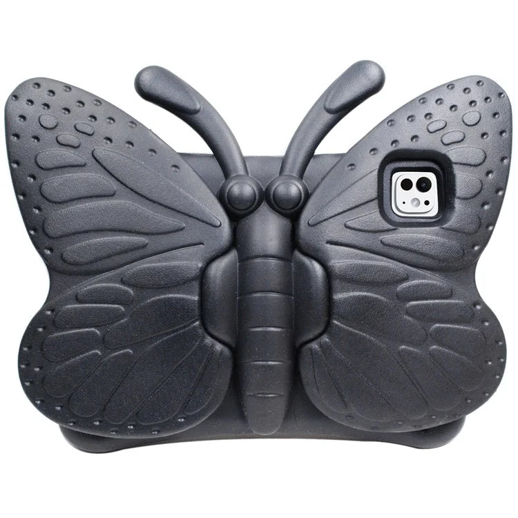For iPad Pro 11 (2024) Case Butterfly Style Support Kickstand EVA Tablet Cover