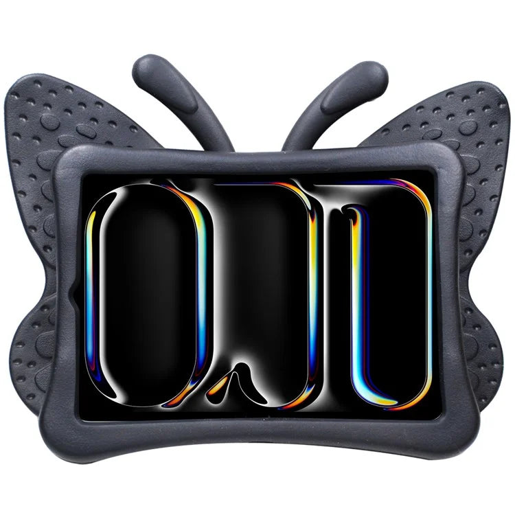 For iPad Pro 11 (2024) Case Butterfly Style Support Kickstand EVA Tablet Cover