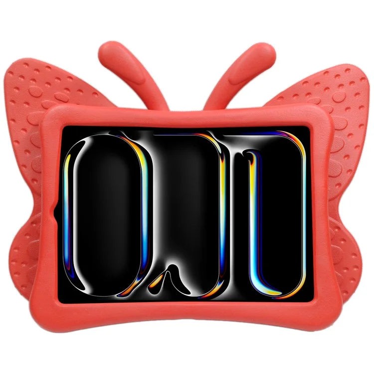 For iPad Pro 11 (2024) Case Butterfly Style Support Kickstand EVA Tablet Cover