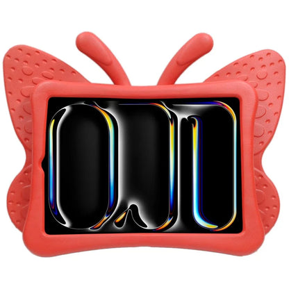 For iPad Pro 11 (2024) Case Butterfly Style Support Kickstand EVA Tablet Cover