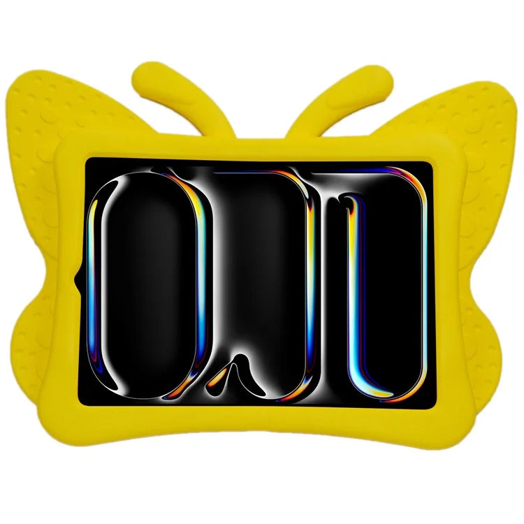 For iPad Pro 11 (2024) Case Butterfly Style Support Kickstand EVA Tablet Cover