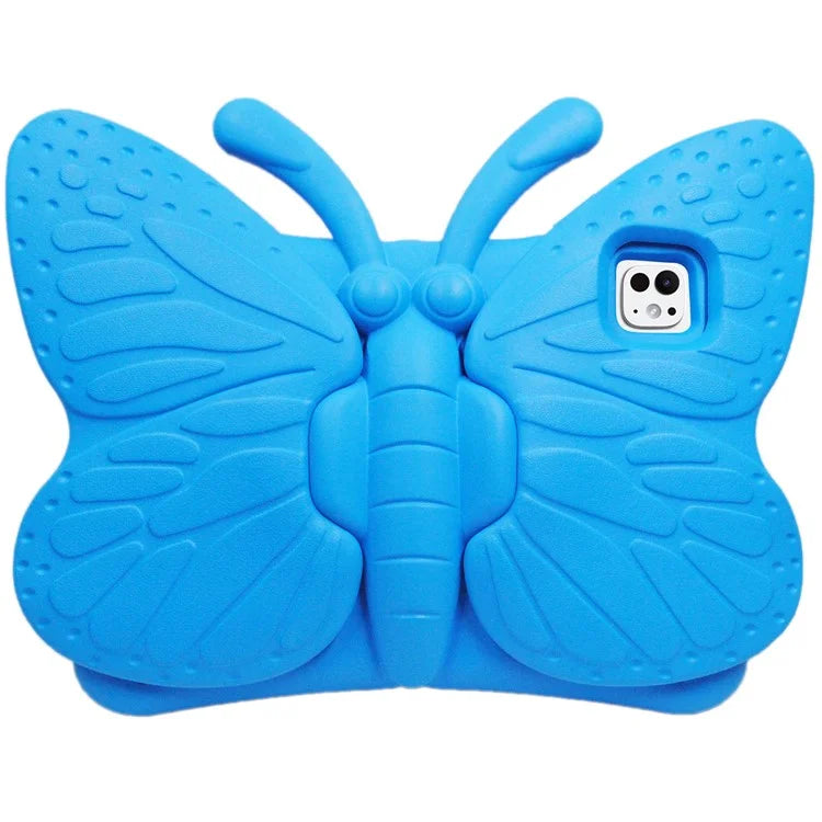 For iPad Pro 11 (2024) Case Butterfly Style Support Kickstand EVA Tablet Cover