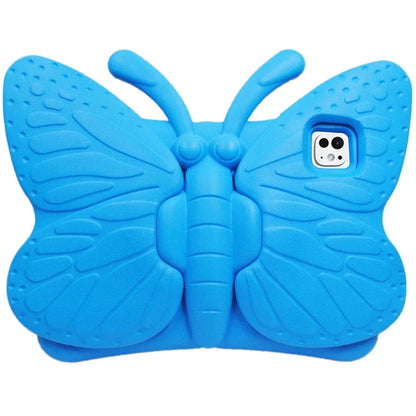 For iPad Pro 11 (2024) Case Butterfly Style Support Kickstand EVA Tablet Cover