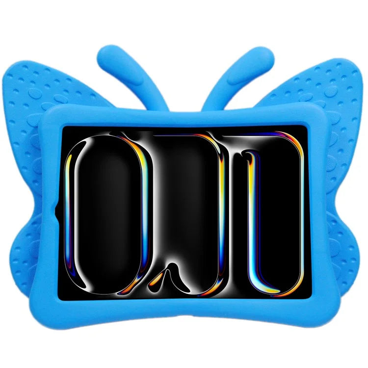 For iPad Pro 11 (2024) Case Butterfly Style Support Kickstand EVA Tablet Cover