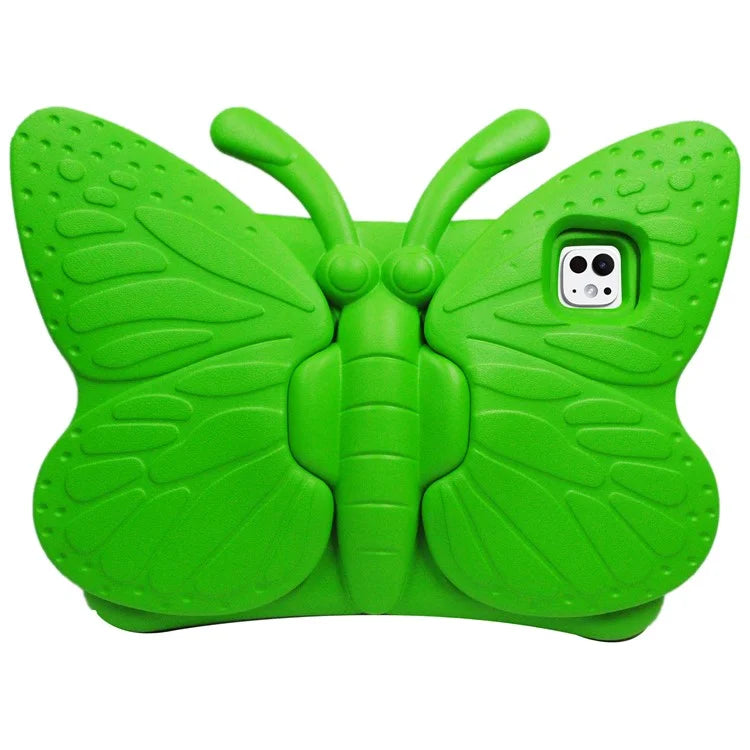 For iPad Pro 11 (2024) Case Butterfly Style Support Kickstand EVA Tablet Cover