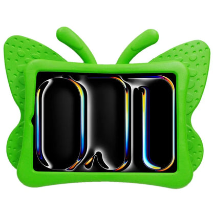 For iPad Pro 11 (2024) Case Butterfly Style Support Kickstand EVA Tablet Cover