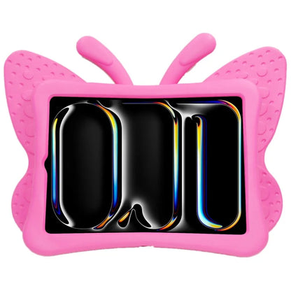 For iPad Pro 11 (2024) Case Butterfly Style Support Kickstand EVA Tablet Cover