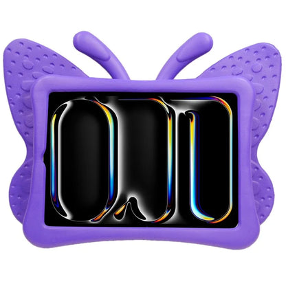 For iPad Pro 11 (2024) Case Butterfly Style Support Kickstand EVA Tablet Cover