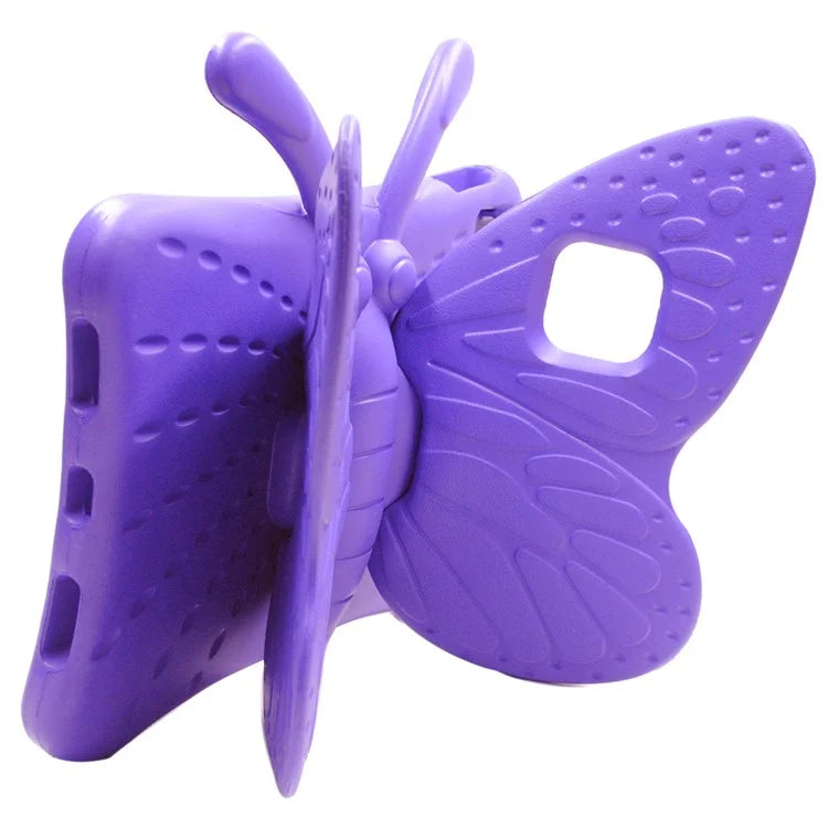 For iPad Pro 11 (2024) Case Butterfly Style Support Kickstand EVA Tablet Cover