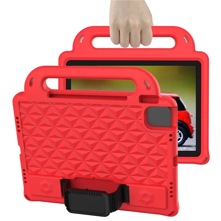 For iPad Pro 11 (2024) Case Protective EVA Tablet Cover with Kickstand, Strap