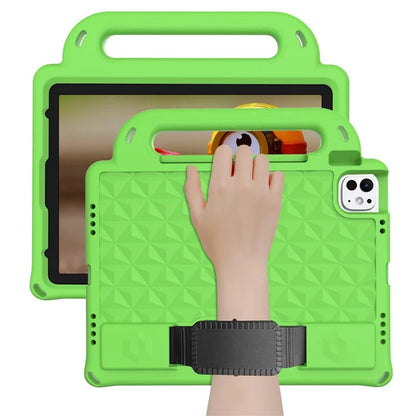 For iPad Pro 11 (2024) Case Protective EVA Tablet Cover with Kickstand, Strap