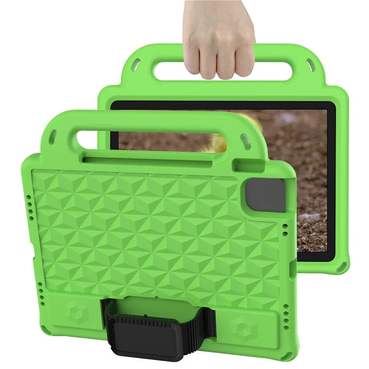 For iPad Pro 11 (2024) Case Protective EVA Tablet Cover with Kickstand, Strap