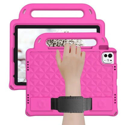 For iPad Pro 11 (2024) Case Protective EVA Tablet Cover with Kickstand, Strap