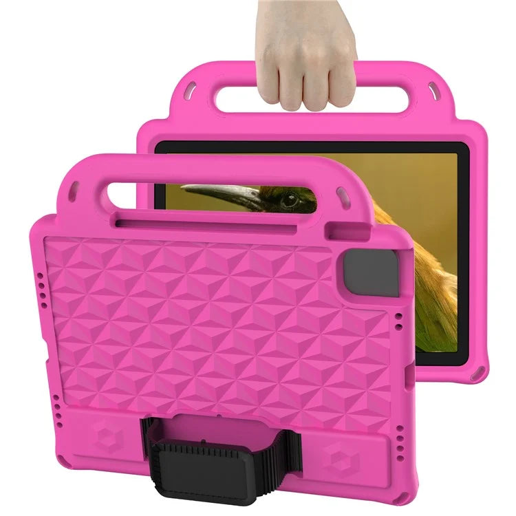 For iPad Pro 11 (2024) Case Protective EVA Tablet Cover with Kickstand, Strap